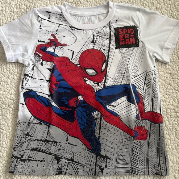 Spiderman White and Red Kids' Shirt - Picture 2 of 9